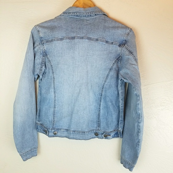 Aeropostale Jean Jacket w/ Shimmer - Picture 5 of 7